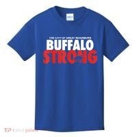 Buffalo Strong Shirt Buffalo Strong Pray For Buffalo Shirt Kids T-Shirt thumb 0