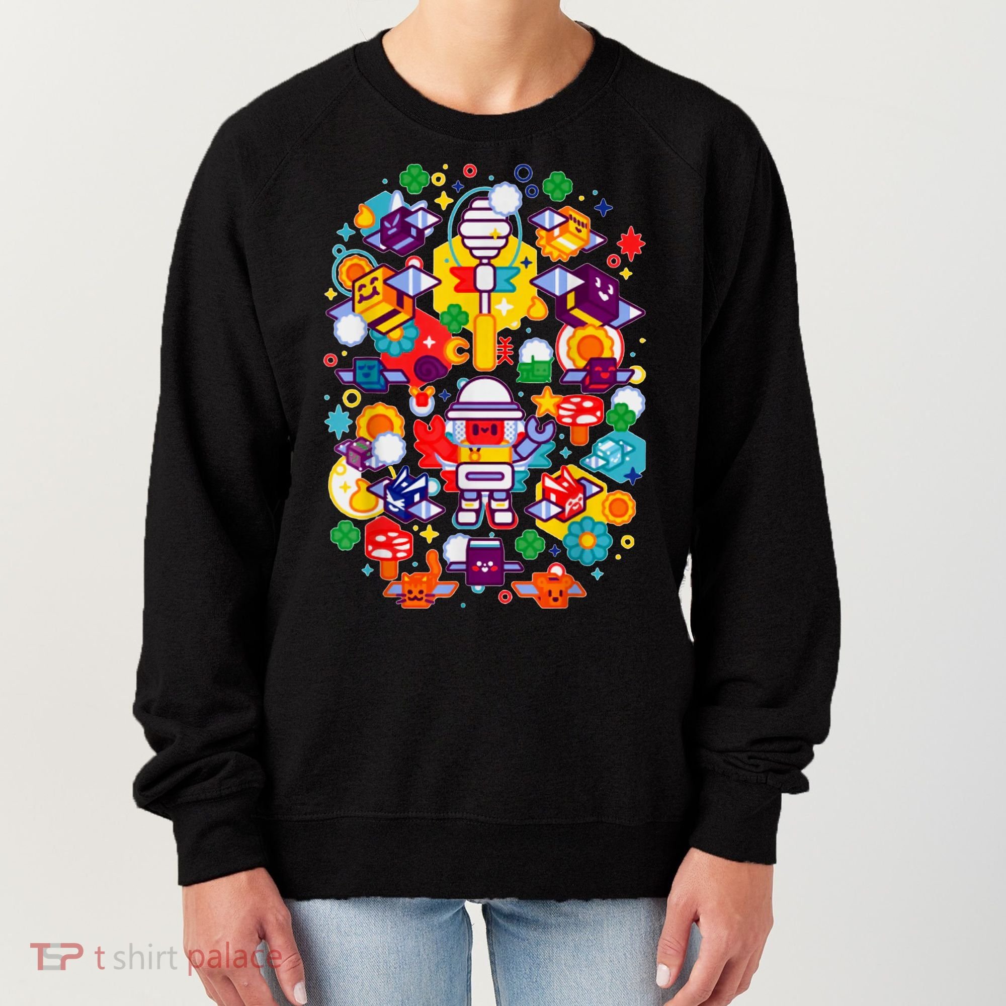 Bee Swarm Simulator Merch Stylized Beekeeper Women's Sweatshirt