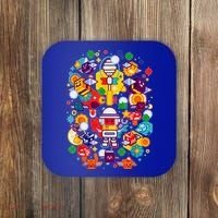 Bee Swarm Simulator Merch Stylized Beekeeper Coaster thumb 0