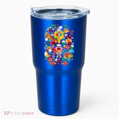 Bee Swarm Simulator Merch Stylized Beekeeper Tumbler