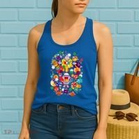 Bee Swarm Simulator Merch Stylized Beekeeper Women's Tank Top thumb 2