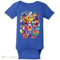 Bee Swarm Simulator Merch Stylized Beekeeper Baby Bodysuit thumb 0