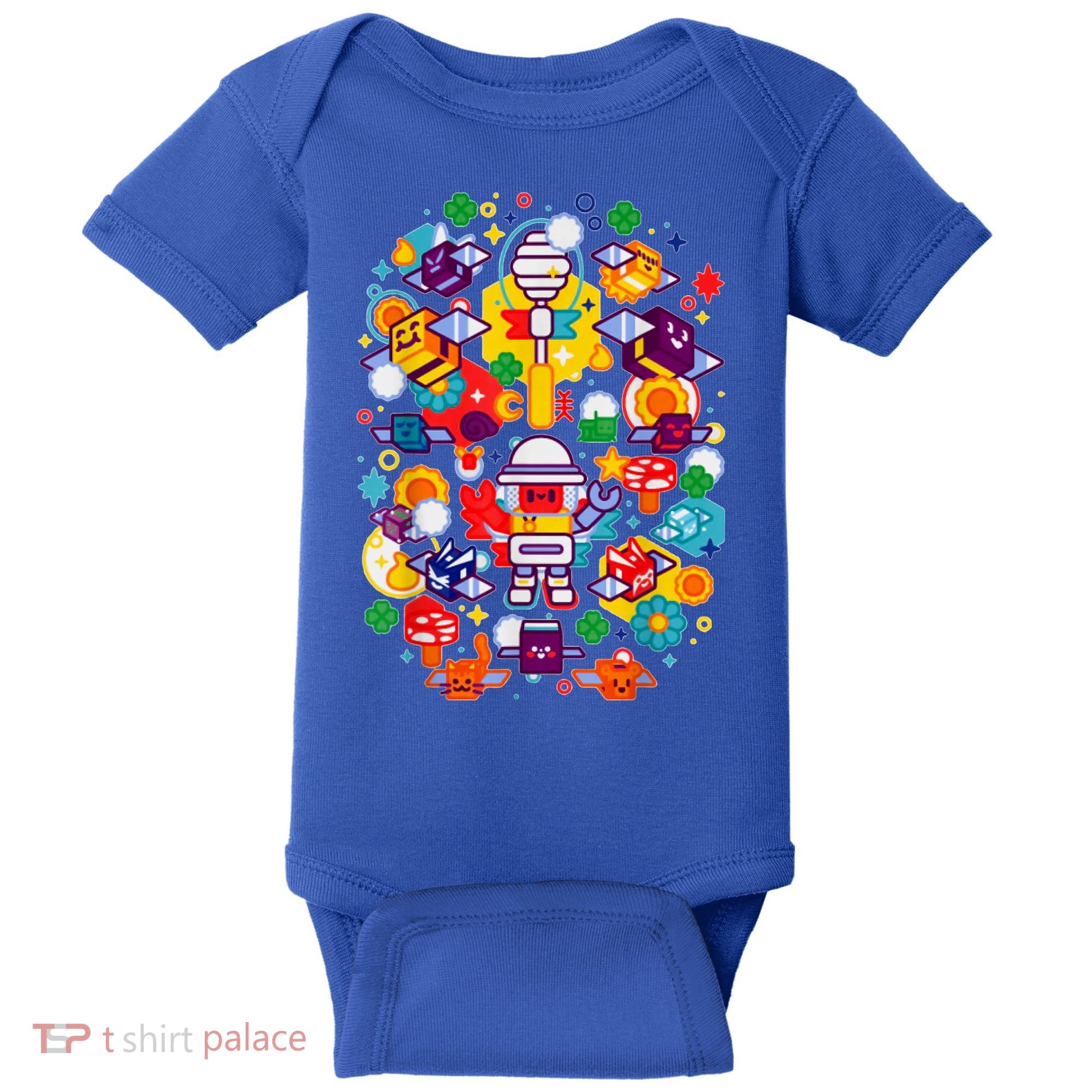 Bee Swarm Simulator Merch Stylized Beekeeper Baby Bodysuit