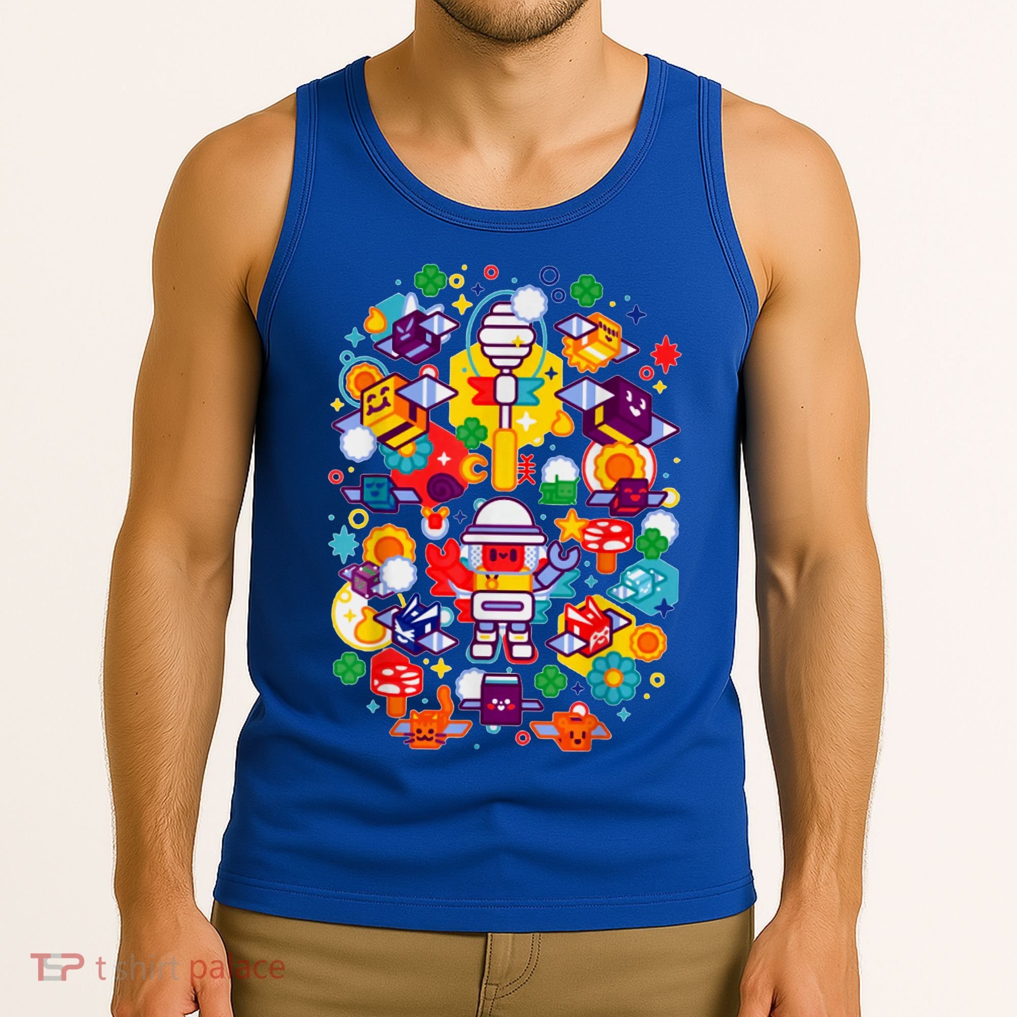 Bee Swarm Simulator Merch Stylized Beekeeper Tank Top