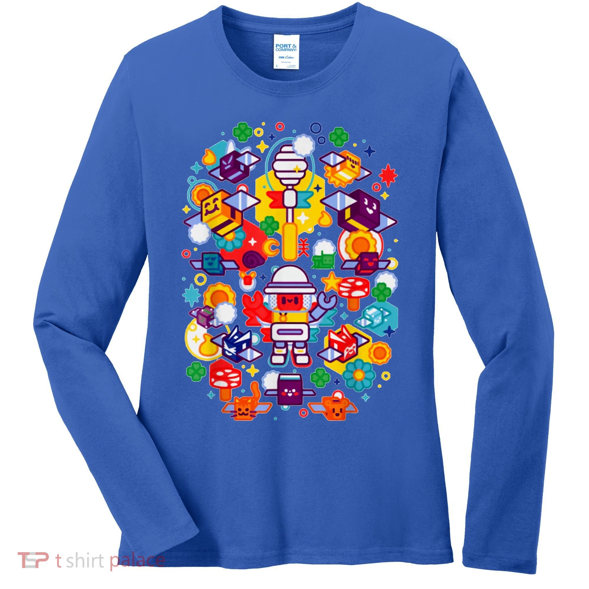 Bee Swarm Simulator Merch Stylized Beekeeper Women's Long Sleeve Shirt