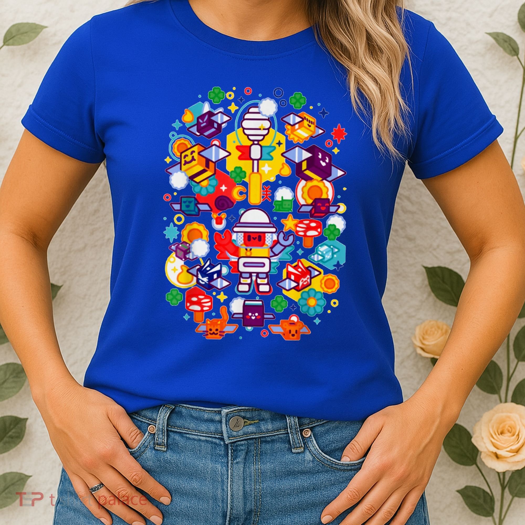 Bee Swarm Simulator Merch Stylized Beekeeper Women's T-Shirt