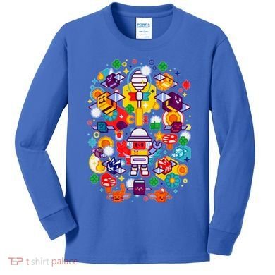 Bee Swarm Simulator Merch Stylized Beekeeper Kids Long Sleeve Shirt