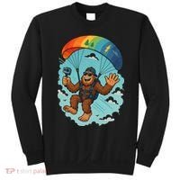 Bigfoot Skydiving Sasquatch Parachute Skydiver Paragliding Sweatshirt thumb 0