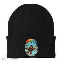 Bigfoot Skydiving Sasquatch Parachute Skydiver Paragliding Beanie thumb 0