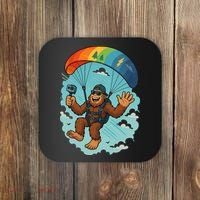 Bigfoot Skydiving Sasquatch Parachute Skydiver Paragliding Coaster thumb 0