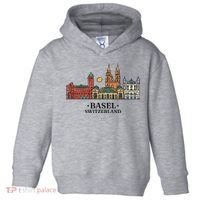 Basel Switzerland Skyline Toddler Hoodie thumb 0