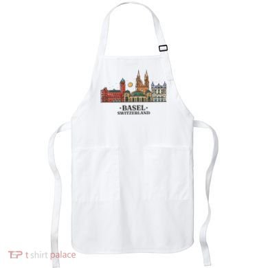 Basel Switzerland Skyline Apron