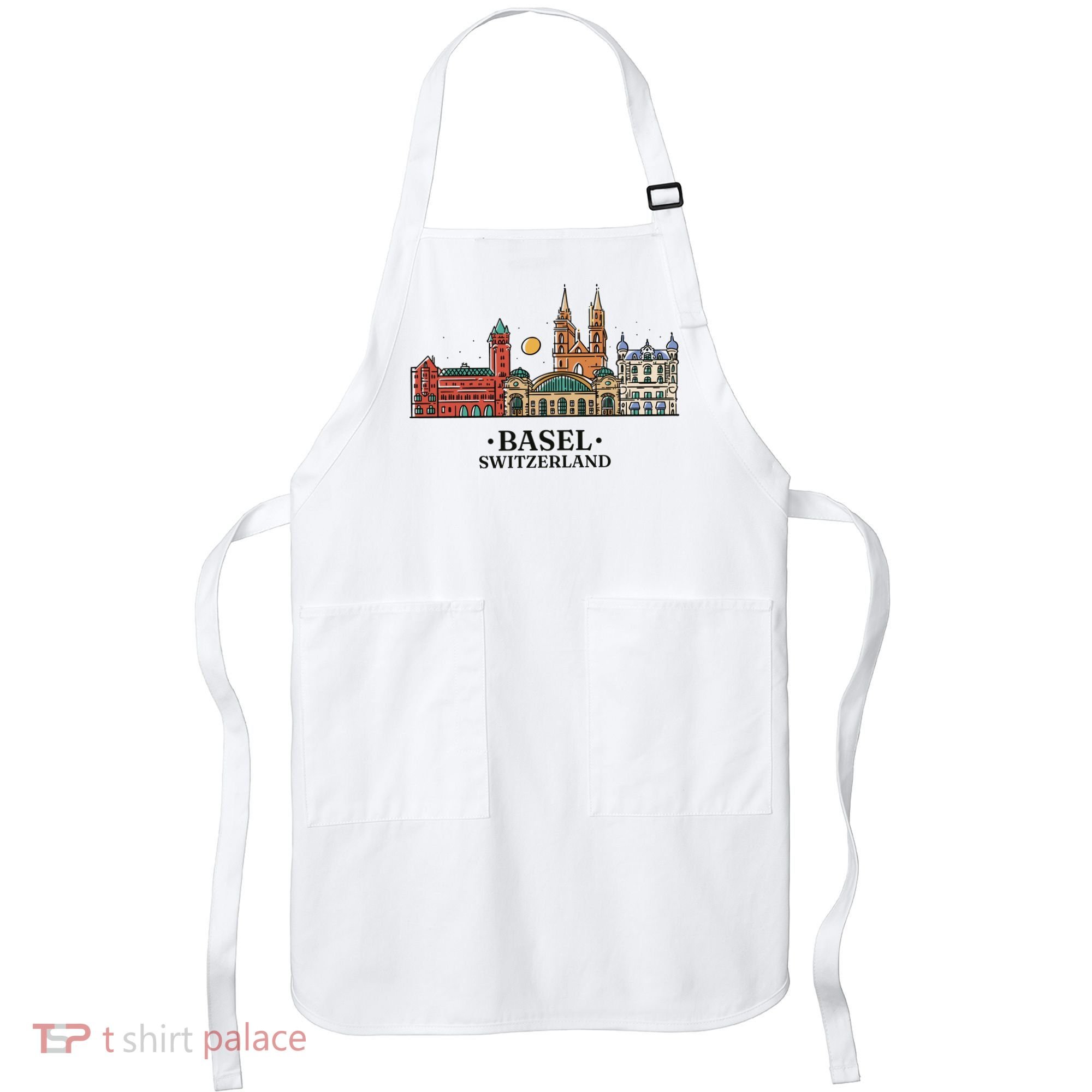 Basel Switzerland Skyline Apron