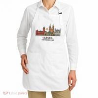 Basel Switzerland Skyline Apron thumb 2