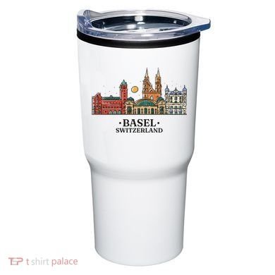 Basel Switzerland Skyline Tumbler