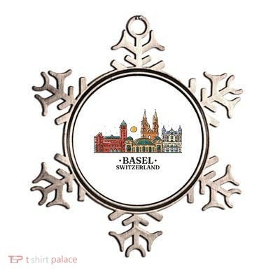 Basel Switzerland Skyline Ornament