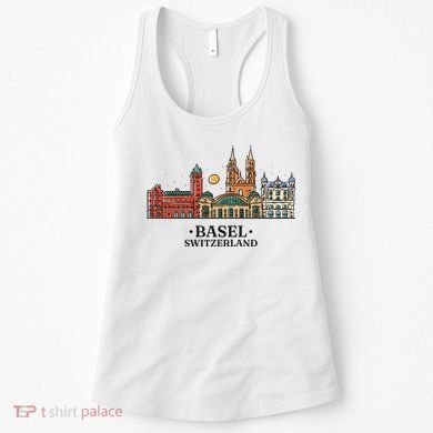 Basel Switzerland Skyline Women's Tank Top