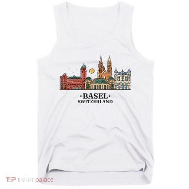 Basel Switzerland Skyline Tank Top