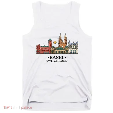 Basel Switzerland Skyline Tank Top