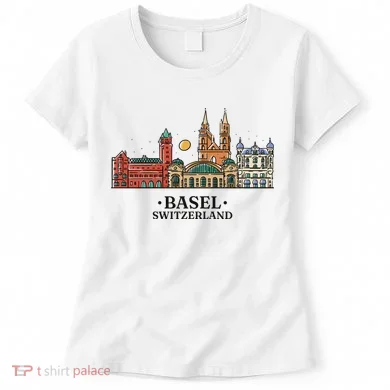 Basel Switzerland Skyline Women's T-Shirt
