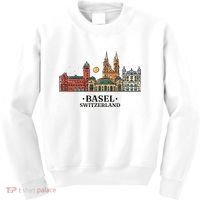 Basel Switzerland Skyline Kids Sweatshirt thumb 0
