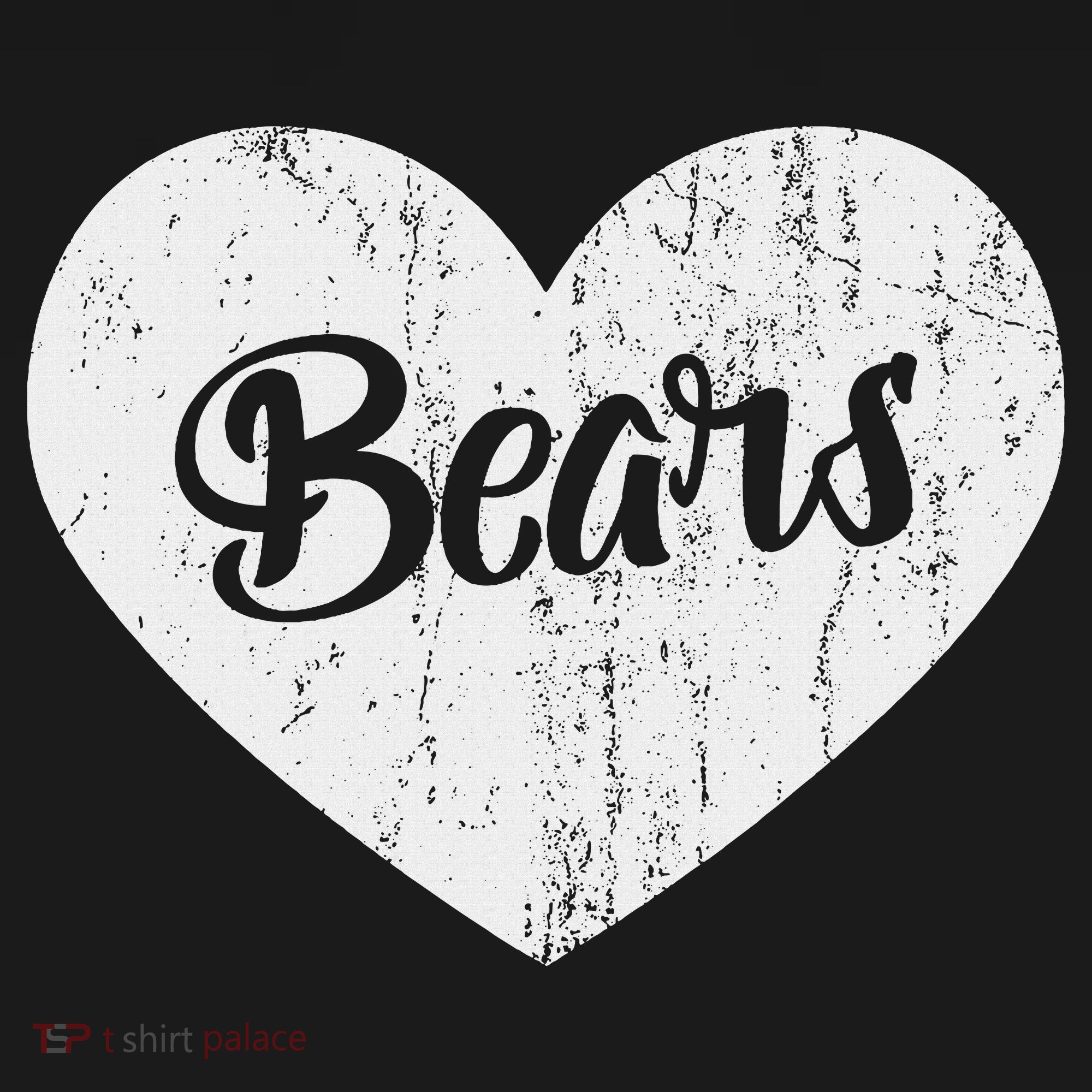 Bears School Sports Fan Team Spirit Mascot Cute Heart Gift Sweatshirt