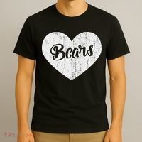 Bears School Sports Fan Team Spirit Mascot Cute Heart Gift T-Shirt thumb 3