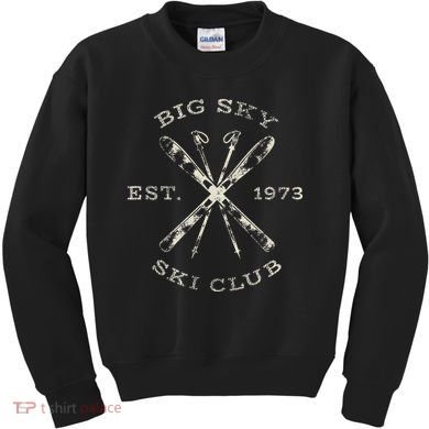 Big Sky Ski Resort Kids Sweatshirt