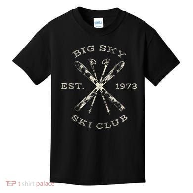 Big Sky Ski Resort Kids T-Shirt