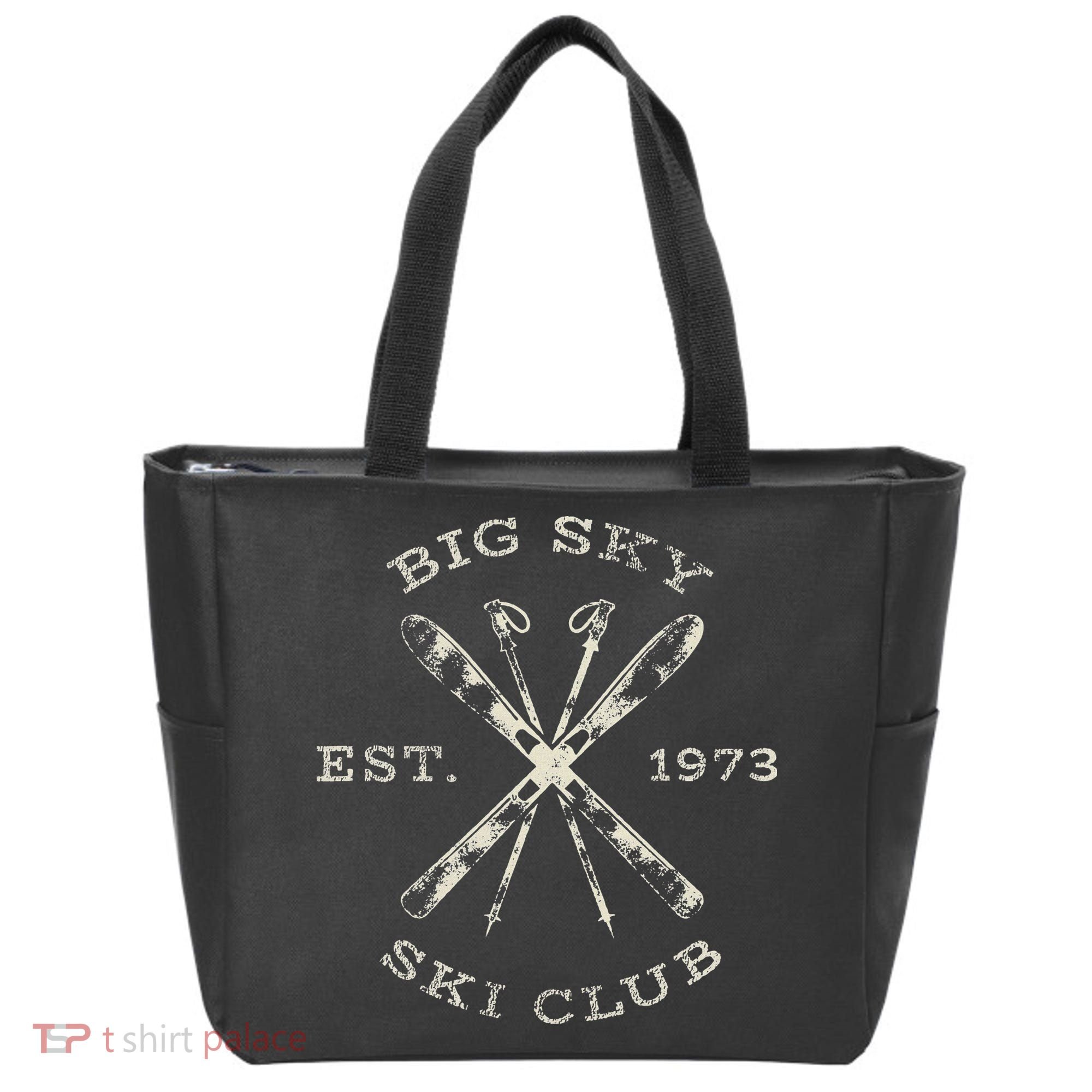 Big Sky Ski Resort Tote Bag