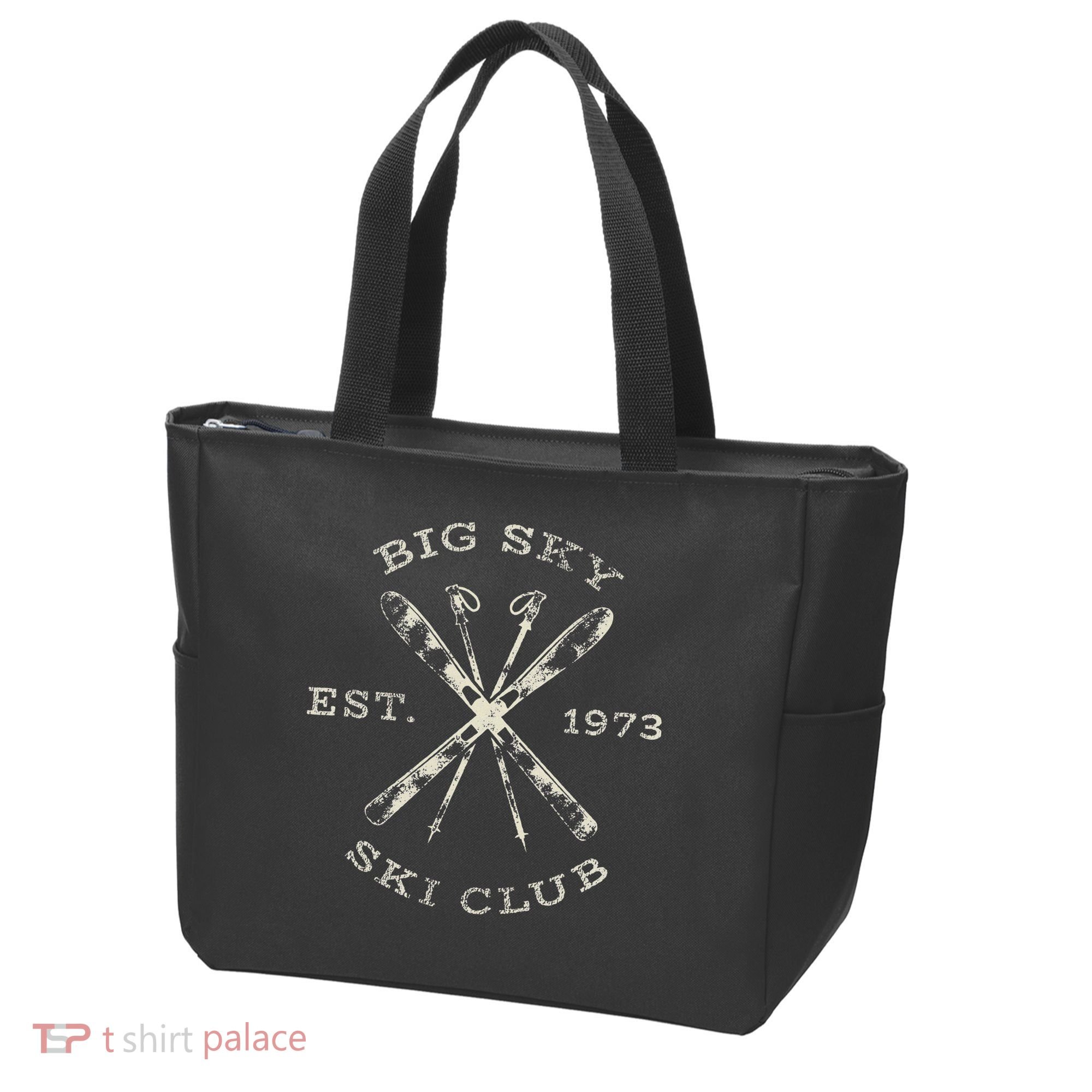 Big Sky Ski Resort Tote Bag