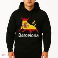 Barcelona Spain Spanish Bullfighting Hoodie thumb 2