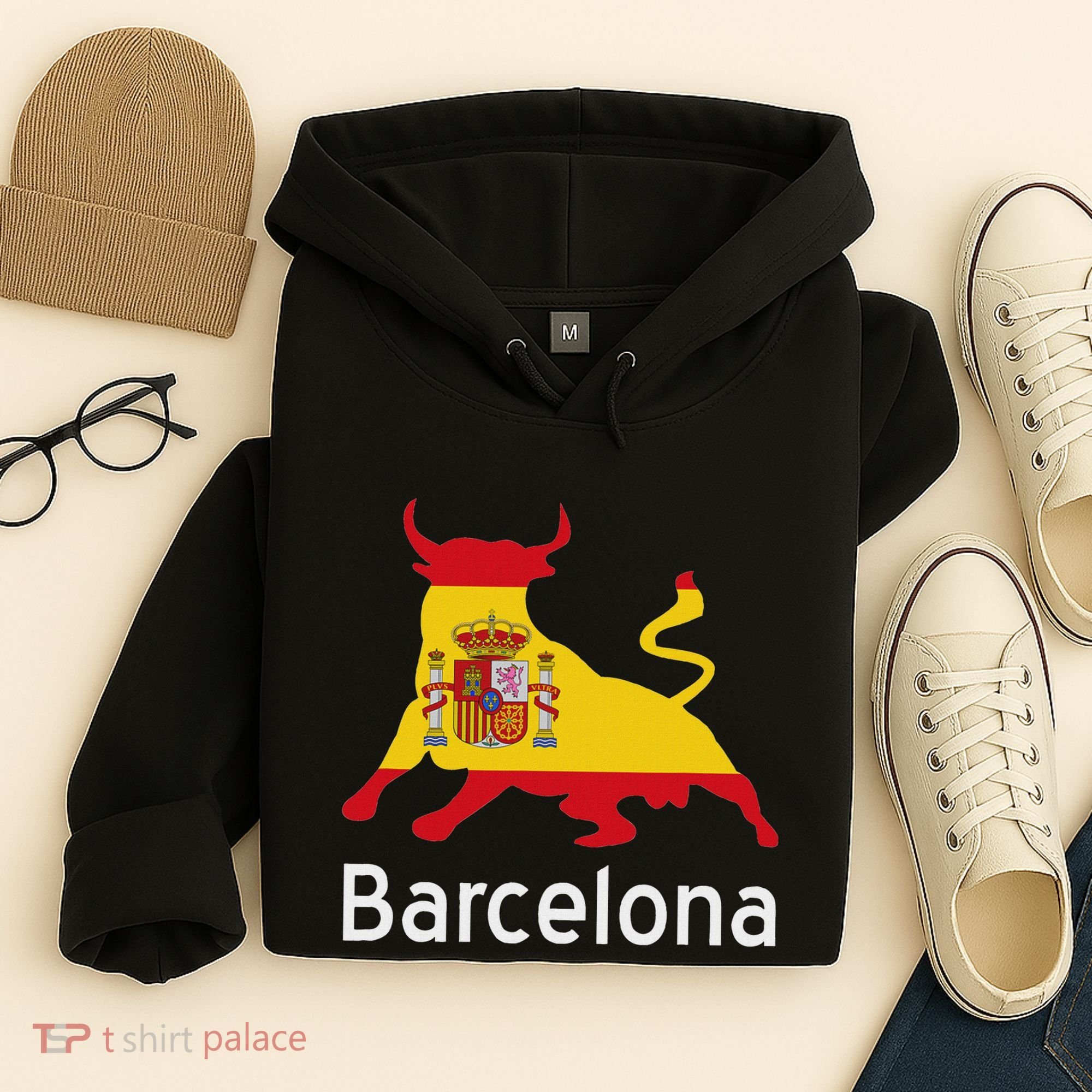 Barcelona Spain Spanish Bullfighting Hoodie