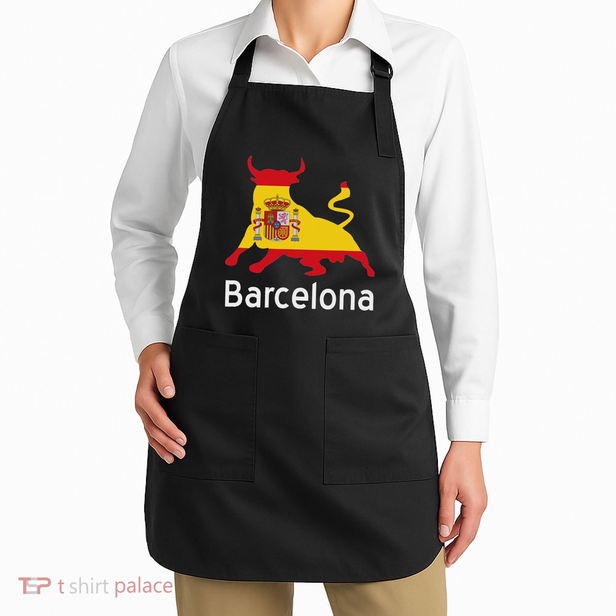 Barcelona Spain Spanish Bullfighting Apron