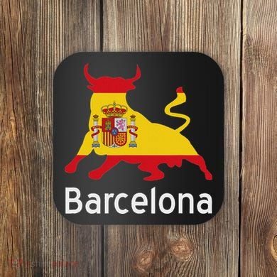 Barcelona Spain Spanish Bullfighting Coaster