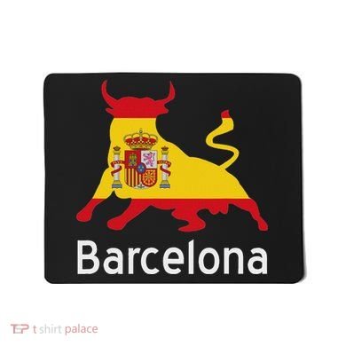 Barcelona Spain Spanish Bullfighting Mousepad