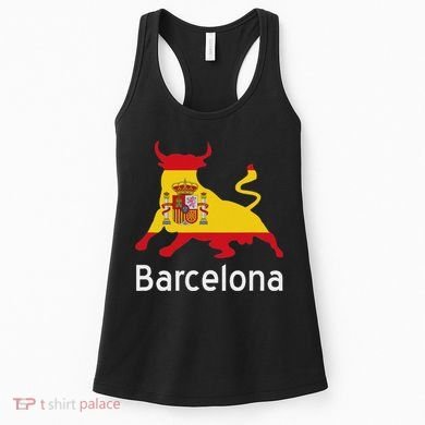 Barcelona Spain Spanish Bullfighting Women's Tank Top
