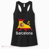 Barcelona Spain Spanish Bullfighting Women's Tank Top thumb 0