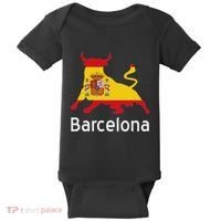 Barcelona Spain Spanish Bullfighting Baby Bodysuit thumb 0
