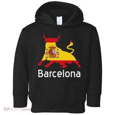 Barcelona Spain Spanish Bullfighting Toddler Hoodie