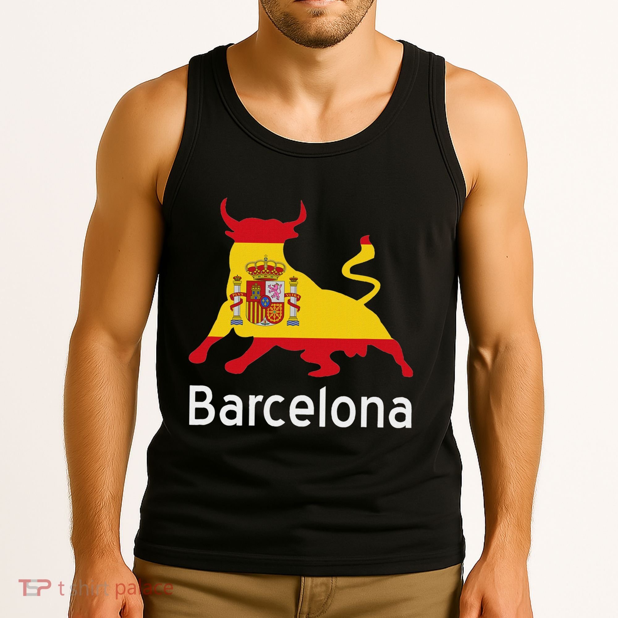 Barcelona Spain Spanish Bullfighting Tank Top