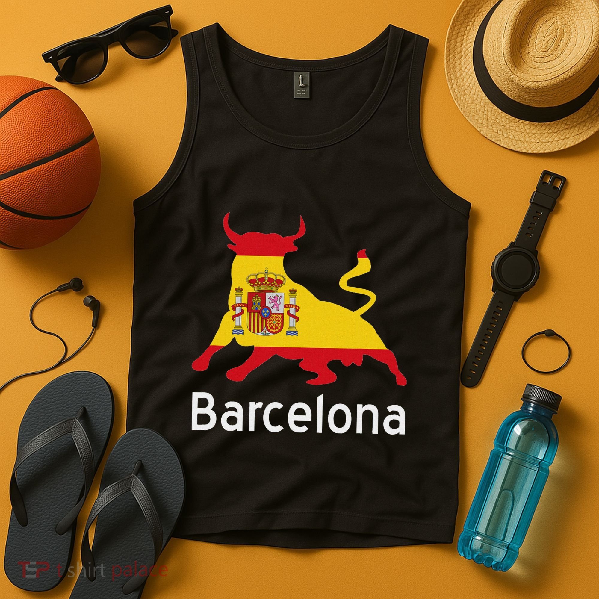 Barcelona Spain Spanish Bullfighting Tank Top