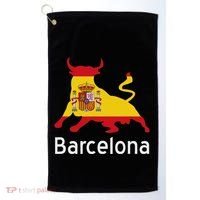 Barcelona Spain Spanish Bullfighting Golf Towel thumb 0