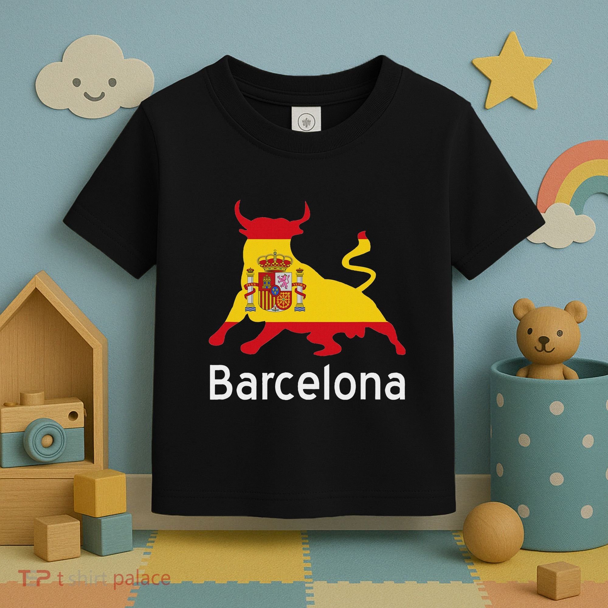 Barcelona Spain Spanish Bullfighting Toddler T-Shirt