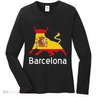 Barcelona Spain Spanish Bullfighting Women's Long Sleeve Shirt thumb 0
