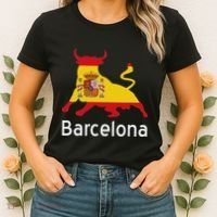 Barcelona Spain Spanish Bullfighting Women's T-Shirt thumb 2