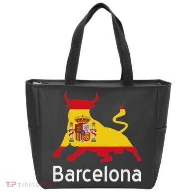 Barcelona Spain Spanish Bullfighting Tote Bag