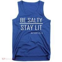 Be Salty Stay Lit Tank Top thumb 0