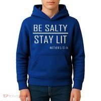 Be Salty Stay Lit Kids Hoodie thumb 4