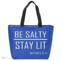 Be Salty Stay Lit Tote Bag thumb 0